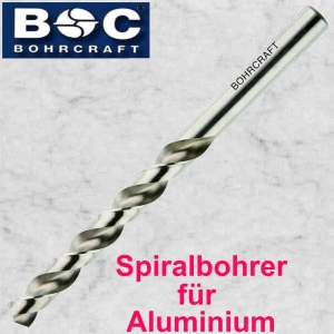 Spiralbohrer 2,0 für Aluminium Typ W Querschneide 130°